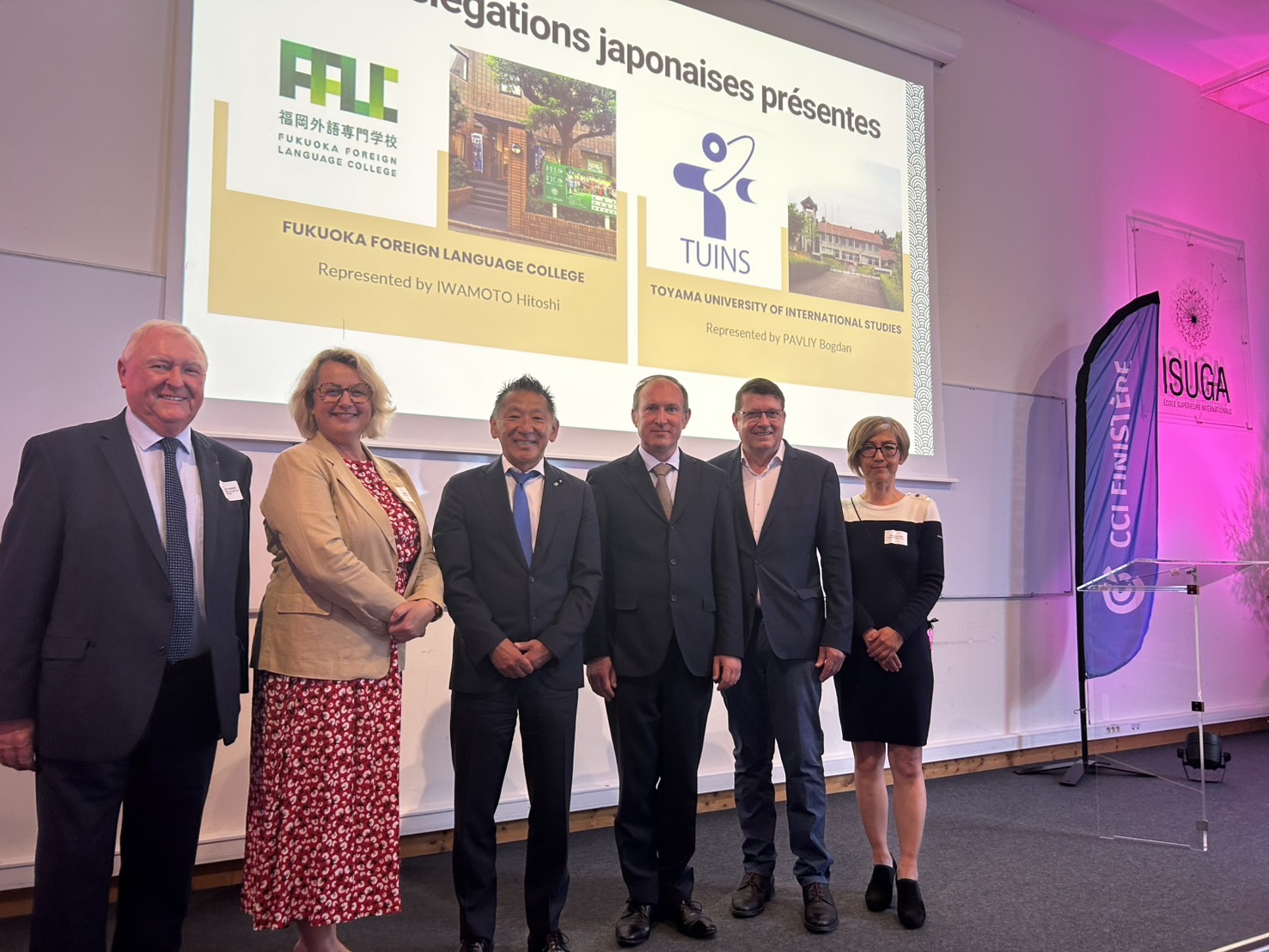 President visited EMBA-ISUGA, France