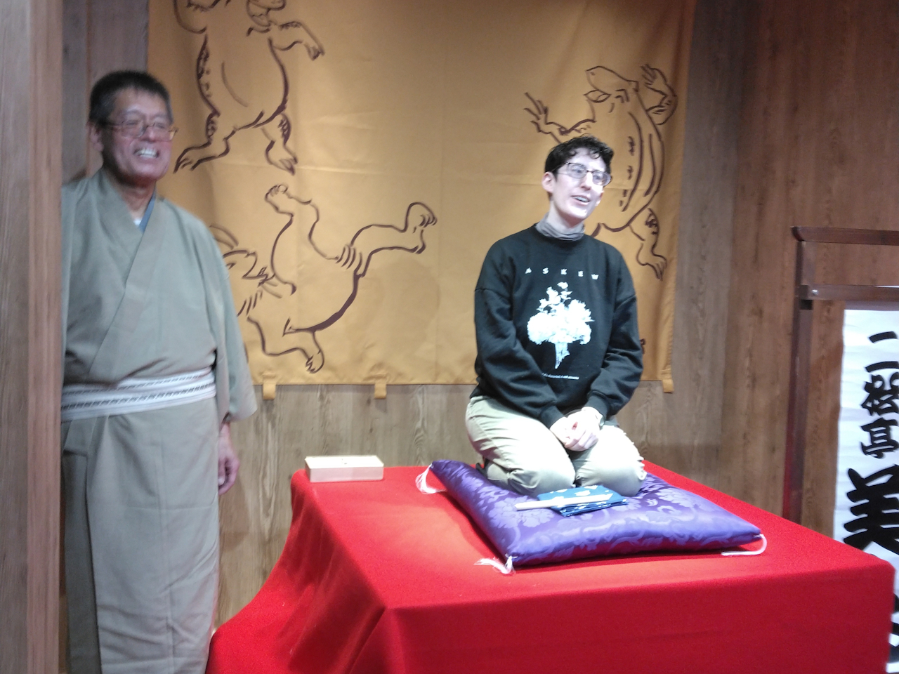 Intl. Career Course students visit Rakugo Cafe