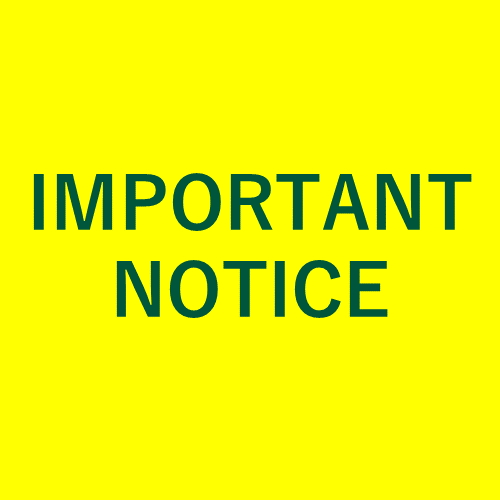 [IMPORTANT NOTICE] Certificates Issuance during faculty remote work period