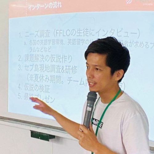 国際キャリアコースと英語科の合同授業・6月1日