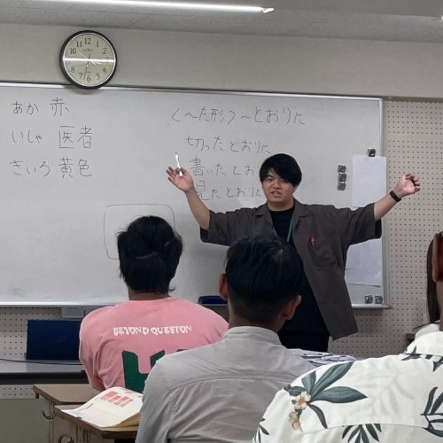 九州産業大学より教育実習生2名をお迎えしました